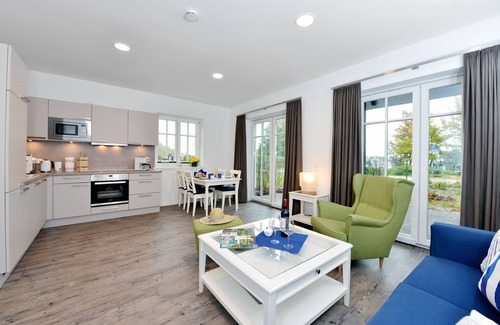 Ralswiek Apartment | The Blaues Haus 1 vacation apartment in Ralswiek offers an ideal retreat for