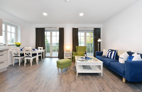 Ralswiek Apartment | The Blaues Haus 1 vacation apartment in Ralswiek offers an ideal retreat for