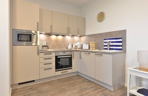 Ralswiek Apartment | The Blaues Haus 1 vacation apartment in Ralswiek offers an ideal retreat for