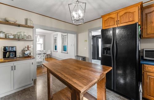 Browerville House | The Blue Farmhouse | Peaceful 10 Acres
