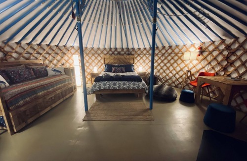 Lakeside Resort | The Blue Jay Yurt- Our Pet Friendly Yurt