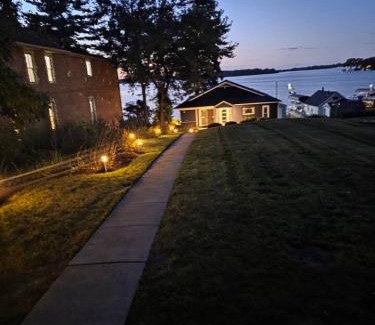 Fox Lake House | The Blue Sapphire 3BR 3BA Luxury Lakefront Home on Mineola Bay Stunning Views on Chain O Lakes