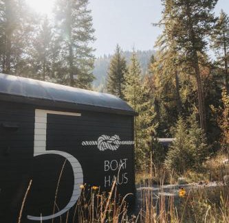 Lakeside House | The Boat Haus A Montana Tiny Cabin Forest Retreat