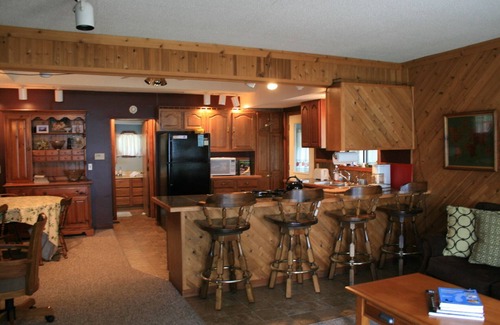 Ludington Cottage | The Bunkalow Lakefront Compound w Lifts for your Speed Boat & Tritoon