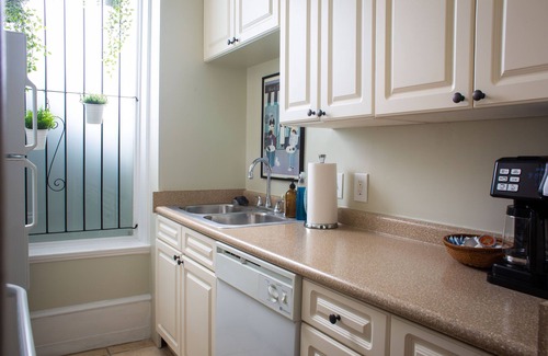 Historic District - North Apartment | The Calliope, Historic Corner Apartment in the Heart of Downtown.