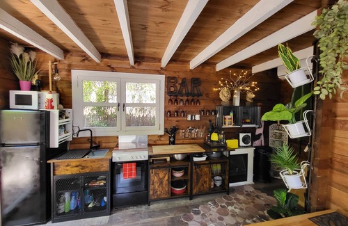 Saint-Jean-du-Pin Ski Chalet | The chalet with jacuzzi and sauna