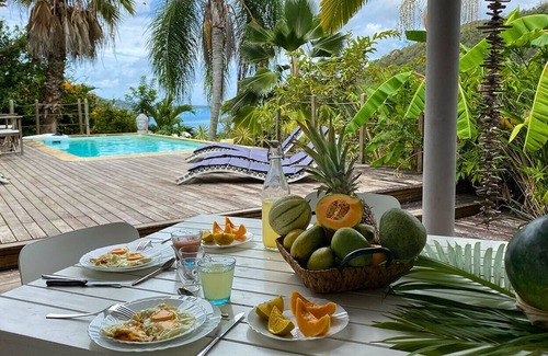 Le Marin Villa | The charming Villa Coco * and its bungalow with magnificent sea views