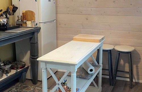 Kaslo Cottage | The Cottage is central but still a quiet delight. Lovely back yard! Perfect for2