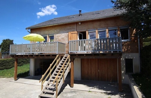 Tence Ski Chalet | The Crouzillac Chalet with a panorama of the Sucs du Velay