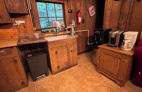 James City Cabin | The Den: a cozy, rustic cabin in Kane off the beaten path near prime ATV trails
