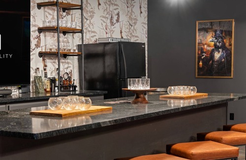 Logan House | The Distillery + Golf Simulator l Hot Tub