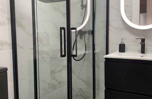 Soria Condo | The door to the center