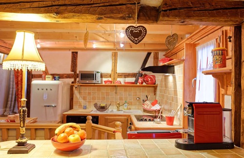 Riquewihr House | The Doves' Nest*, authentic Alsatian house in the rampart of Riquewihr