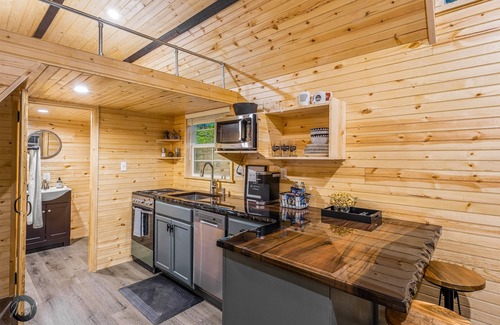 Bentonville House | The Drop Inn: Trailside Tiny Home in the Heart of Bentonville