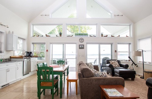 Romulus Cottage | The Duck-In: "Contemporary Lakeside Cottage on Cayuga Lake"