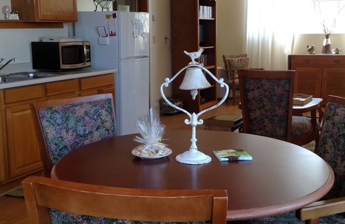 Ferndale Apartment | The Garden Suite has beautiful views of forests and pastures! It is dog friendly
