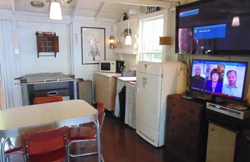 Portage Lake Cottage | The Glamp-Direct on Lake with own Beach and own Outhouse
