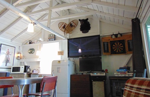 Portage Lake Cottage | The Glamp-Direct on Lake with own Beach and own Outhouse