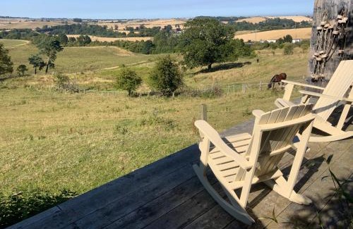 Lesbury Apartment | The Goods Wagon, private garden and stunning views