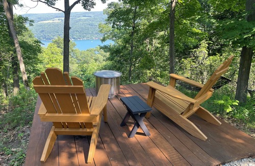 Hammondsport Cabin | THE GRAPE ESCAPE - OFF GRID CABIN - Wine Trail & Lake View - Pet Friendly!n