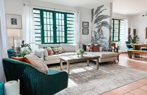 Puerto Rico Villa | The Grotto-Beachfront Boho Villa in Rincón