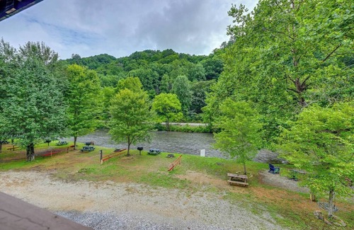 Bryson City Condo | The Hala Lodge and Campground -Riverfront Class 3 -1Bed/1Bath on Nantahala River