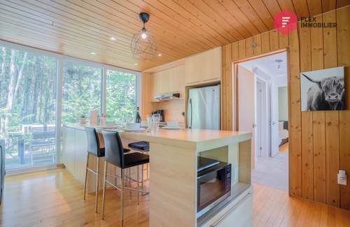 Pont-Rouge Ski Chalet | ⭐ The HALO ❇ SPA Pool Sauna Billiards Trails 25 min from Quebec ⭐