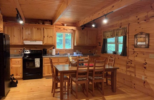 Greenville Cabin | The Happy Place (SNOWMOBILE FROM CABIN TO ITS TRAILS & TOWN)