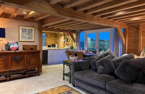 Ware House | The Hen House: Beautiful green oak country barn