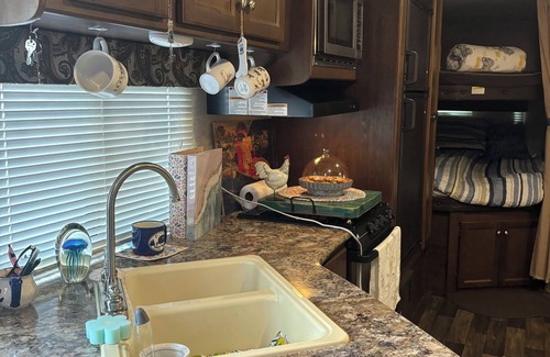 Stephenville House | The Hideout - Charming RV in town, minutes away from Tarleton University