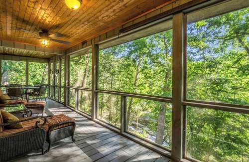 Lake Lure House | The LAKE will be back spring! Bold Stream , Inside Resort separate Guest Cabin