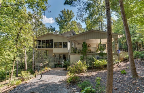 Lake Lure House | The LAKE will be back spring! Bold Stream , Inside Resort separate Guest Cabin