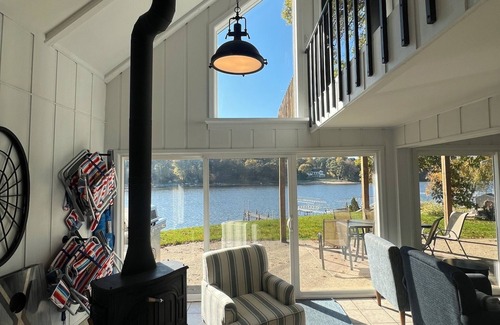 Saugatuck House | The Lakefront ReTreat w/Hot Tub, kayaks, & beach