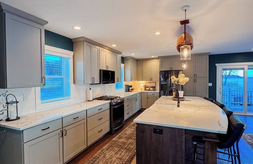 Scott County House | The LeClaire Driftwood Retreat on the Mississippi River!