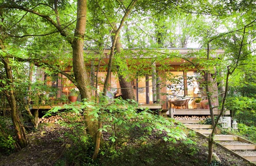 Norton St. Philip Cabin | The Lodge near Bath, country holiday lodge in peaceful setting, with