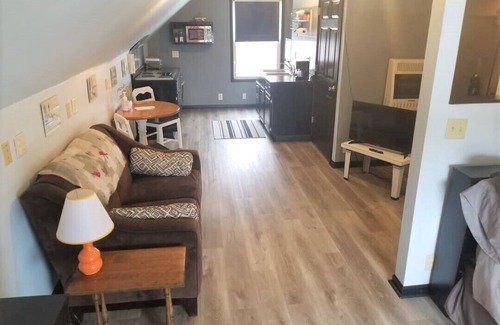 Essexville Apartment | The loft, efficiency suite offering privacy and comfort.