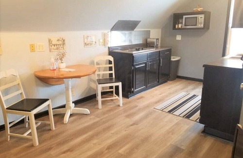 Essexville Apartment | The loft, efficiency suite offering privacy and comfort.