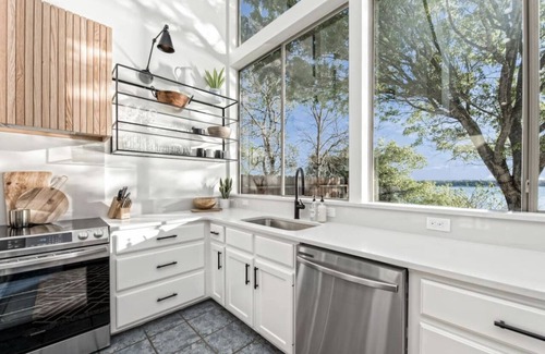 Belton House | The Lux at Lake Belton Modern Lake Access Home