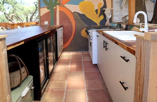 Lakeway House | The Macaw yurt