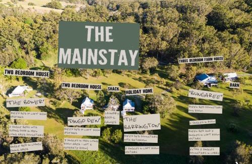 Bungwahl House | THE MAINSTAY Farmstay - book one of 4 houses or all 4, minutes to Seal Rocks!
