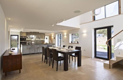 Burgh Island Cottage | THE MILKING SHED, pet friendly, with open fire in Bantham