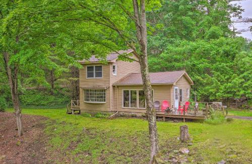 Mill River House | The Mill River Cabin with Fireplace and River View!