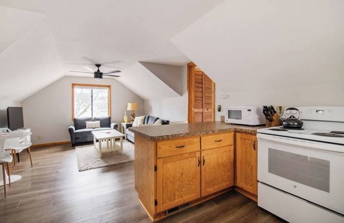 Boyne City Apartment | The Nest: Downtown loft style: 2 bedroom: Sleeps 4