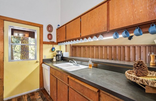 Bear Valley Cabin | The only Bear Valley lakefront + beachfront cabin with ski in-out access