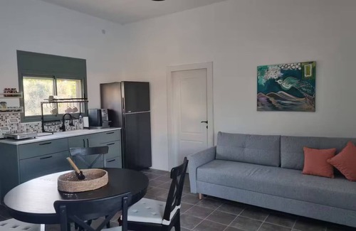Kefar Uriyya Bed & Breakfast | The Organic Courtyard in Kefar Uriya a vacation suite with AC, pool and jacuzi