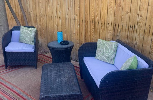 Truth or Consequences Cabin | THE OUTLAW CASITA: A Private Pet Friendly Tiny Home w/Hot Springs