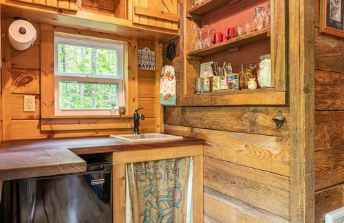 Robbinsville Cabin | The Owl's Perch- Backwoods glamping cabin over amazing creek