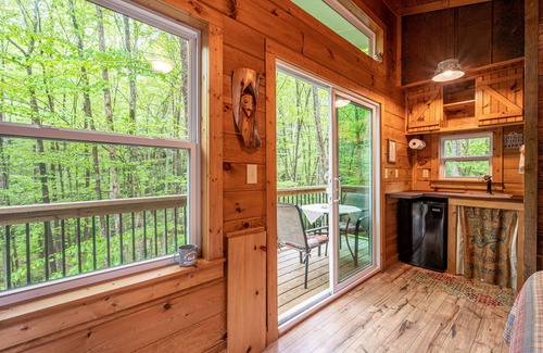 Robbinsville Cabin | The Owl's Perch- Backwoods glamping cabin over amazing creek