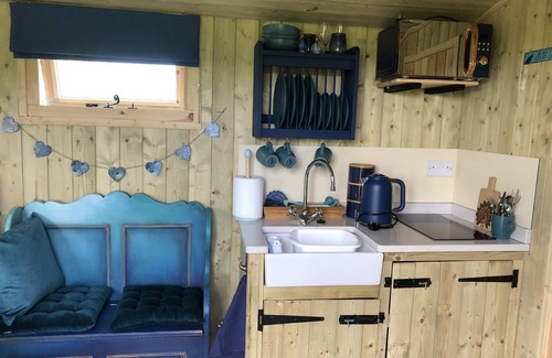 Corwen Cabin | The Peacock Shepherds Hut at Hafoty Boeth