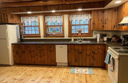 Schroon Lake Cabin | The perfect ADK log cabin getaway on 4 acres and 5 min. to town!